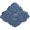 Ekena Millwork Piedmont Ceiling Medallion, Hand-Painted Americana Crackle, 37"W x 26"H x 1 3/8"P CM37X26PEAMC - alternate 2